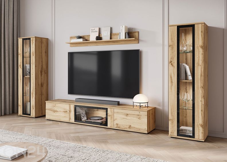 Olohuoneen kalusteryhmä Kansas + LED kuvasuurennos