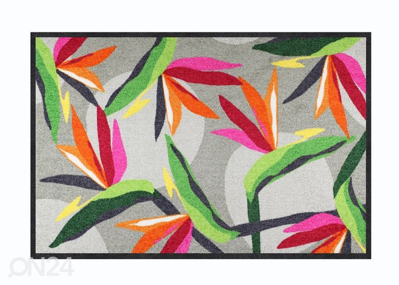 Ovimatto Bloom Parrot Flower 50x75 cm kuvasuurennos