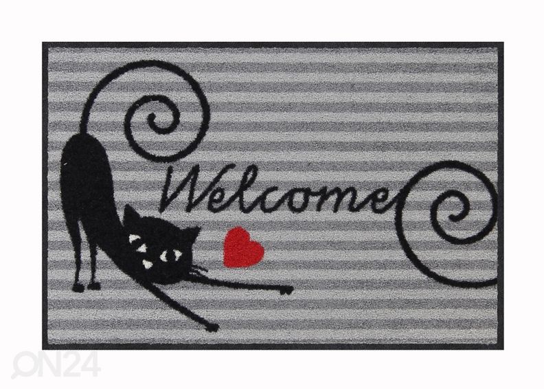 Ovimatto Curl Cat 50x75 cm kuvasuurennos