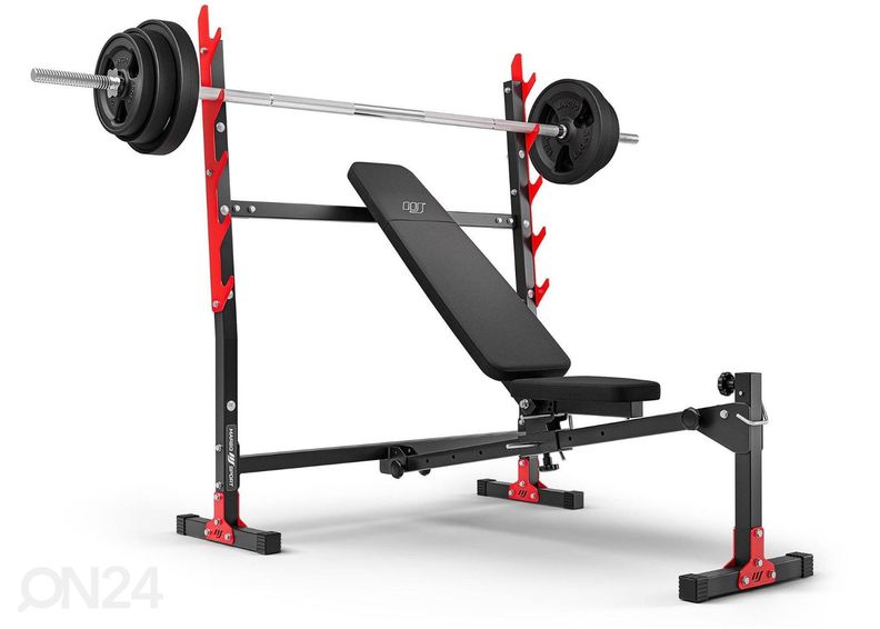 Painonnostopenkki ja levytankopidikkeet Marbo 2.0 kuvasuurennos