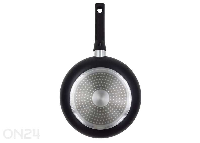 Paistinpannu Black Ceramic Ø 26 cm + pannusuoja, lasikansi, keraaminen ja induktio kuvasuurennos