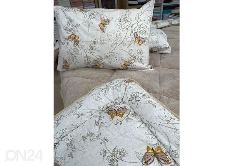 Päiväpeitto + 2 tyynyliinaa kuvasuurennos