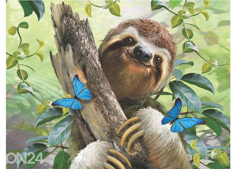 Palapeli 3D Laiskiainen 63 osaa kuvasuurennos