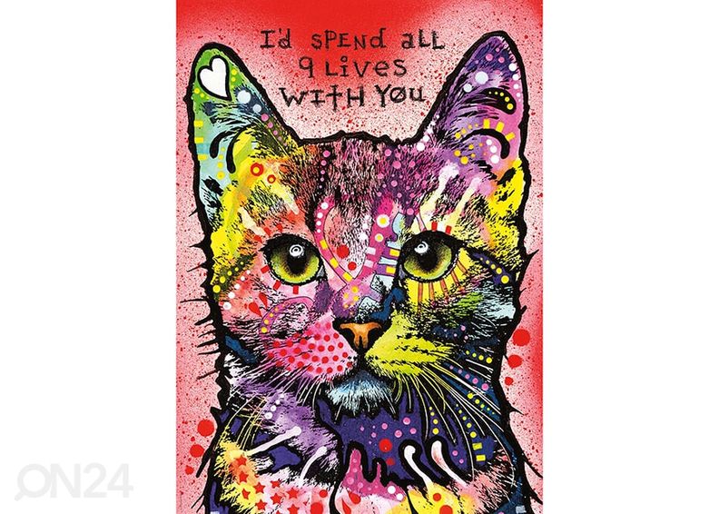 Palapeli 9 Lives 1000 osaa kuvasuurennos