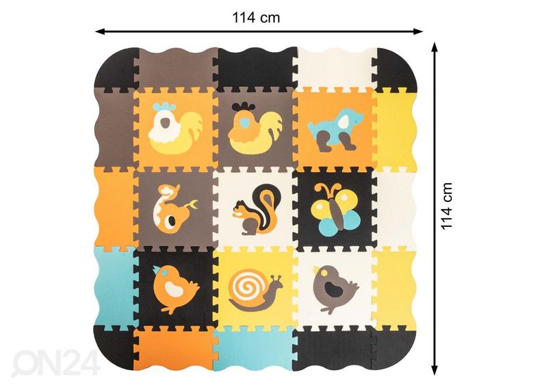 Palapelimatto 25 palaa 114x114 cm kuvasuurennos