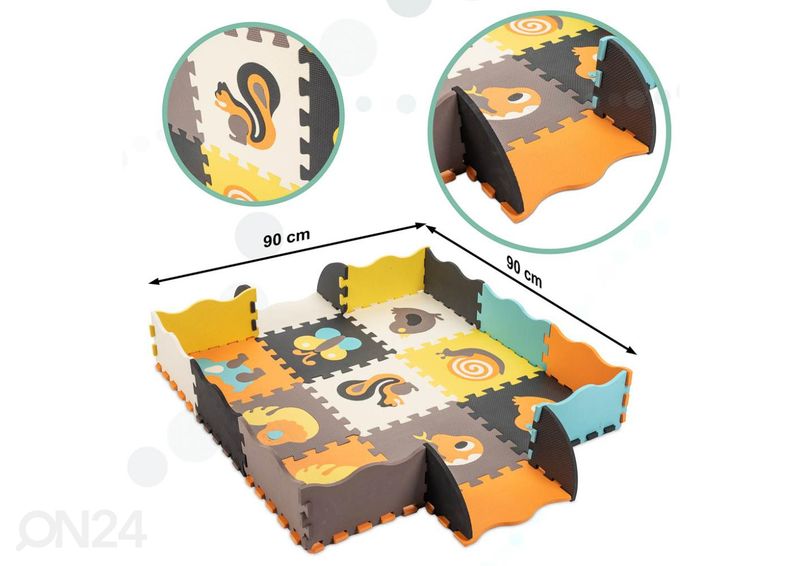 Palapelimatto 25 palaa 114x114 cm kuvasuurennos