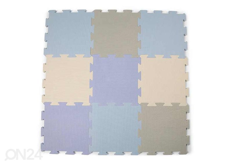 Palapelimatto, sininen kuvasuurennos