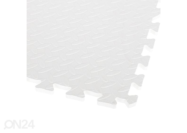 Palapelimatto valkoinen 60x60 cm 4 kpl kuvasuurennos
