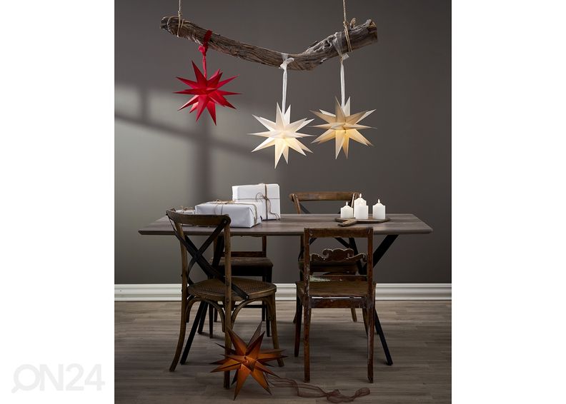 Paperitähti December 45 cm, punainen kuvasuurennos