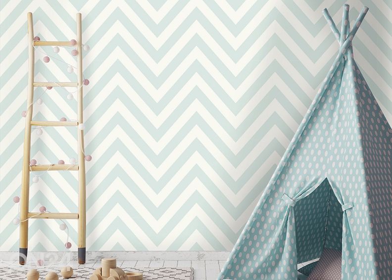 Paperitapetti Chevron kuvasuurennos