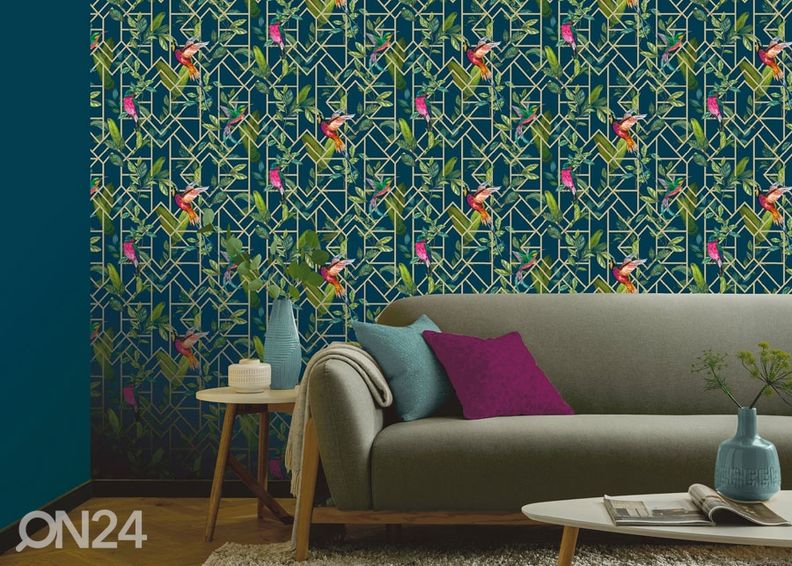 Paperitapetti Deco Tropical kuvasuurennos