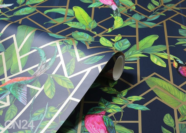 Paperitapetti Deco Tropical kuvasuurennos