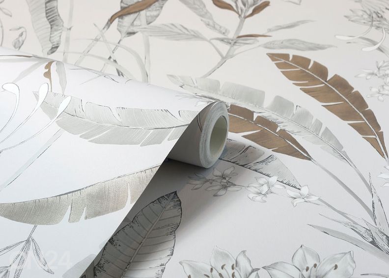 Paperitapetti Floral Jungle kuvasuurennos