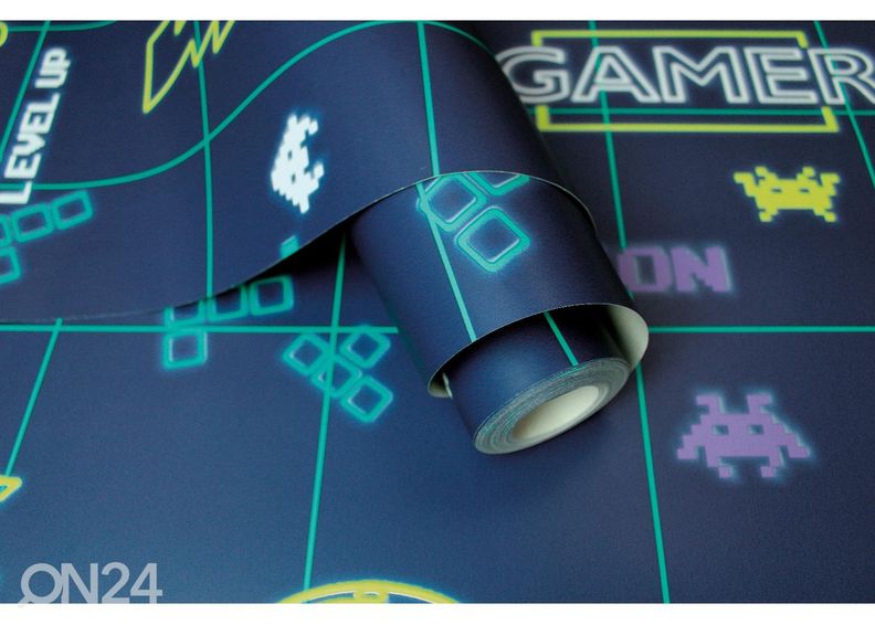 Paperitapetti Gamer kuvasuurennos