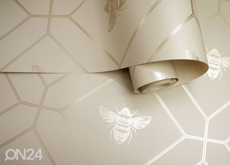Paperitapetti Honeycomb Bee kuvasuurennos