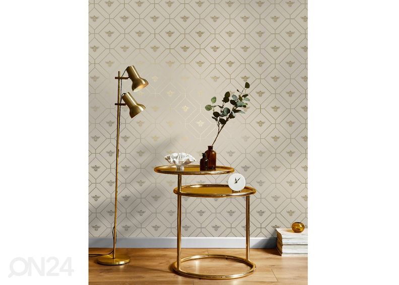 Paperitapetti Honeycomb Bee kuvasuurennos