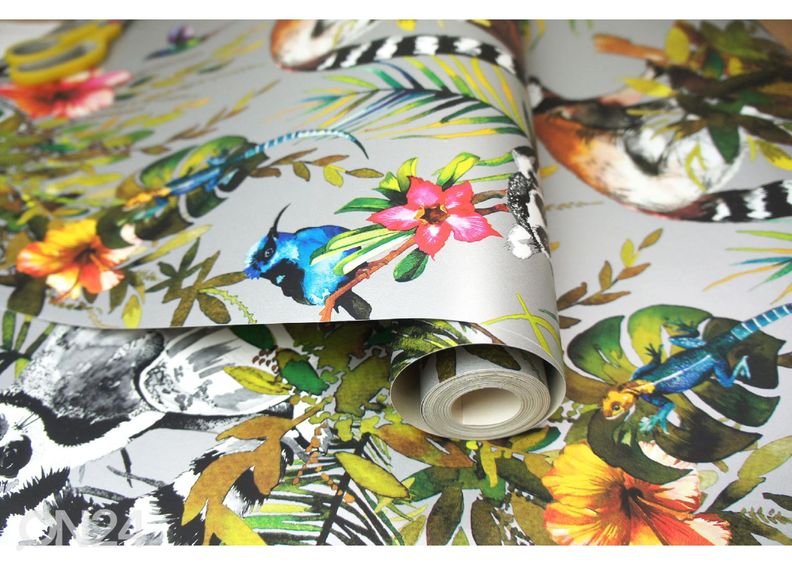 Paperitapetti Lemur kuvasuurennos