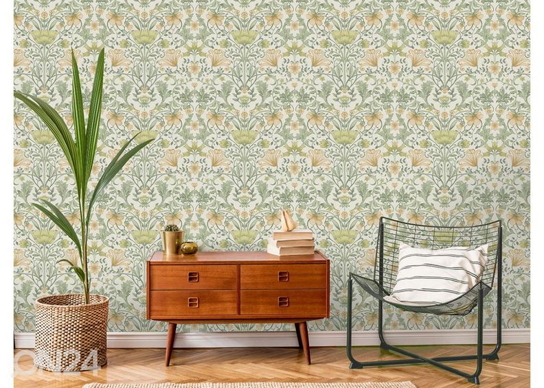 Paperitapetti Vintage Floral kuvasuurennos