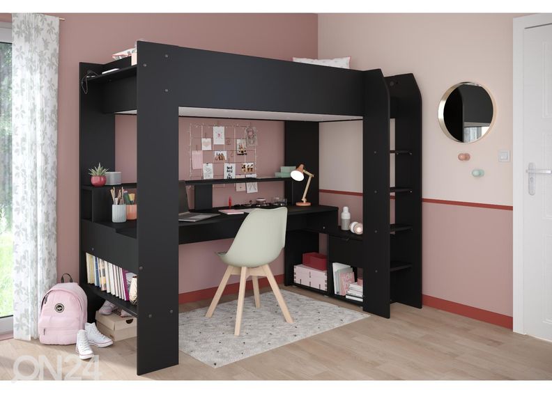 Parvisänky Online 90x200 cm + LED kuvasuurennos