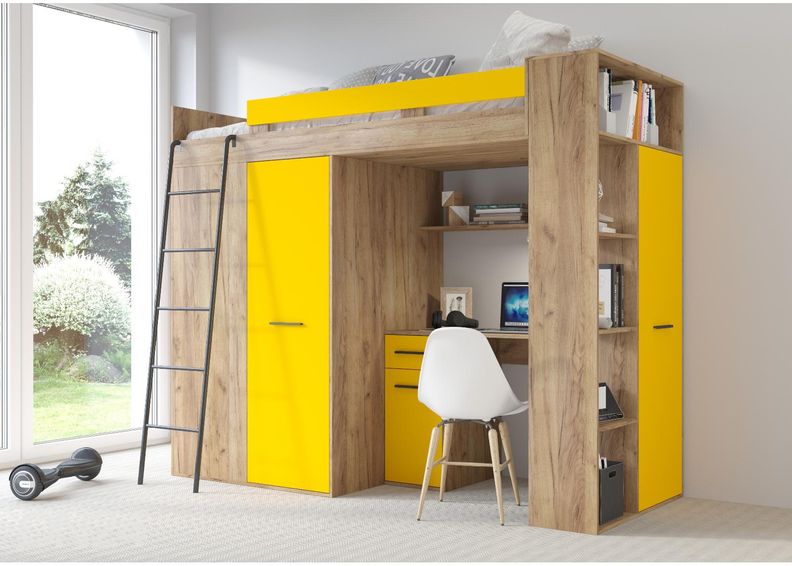 Parvisänky työpöydällä Castle 90x200 cm kuvasuurennos