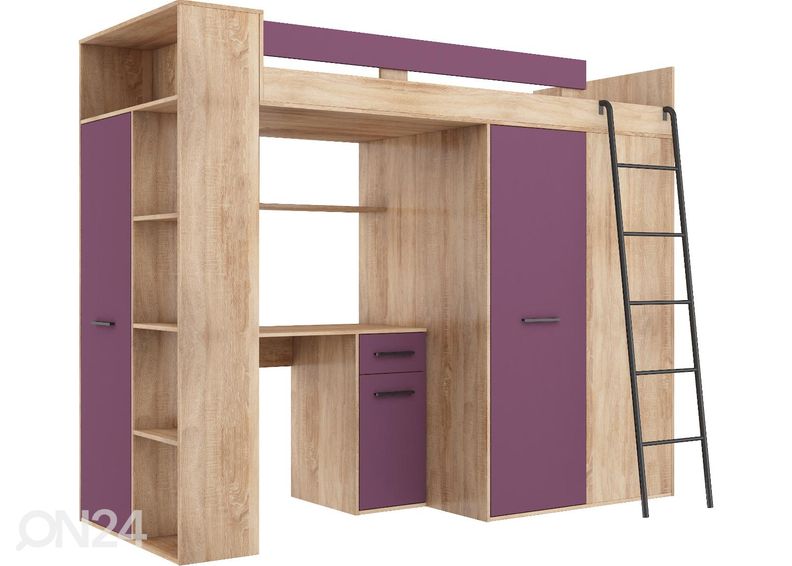 Parvisänky työpöydällä Castle 90x200 cm kuvasuurennos