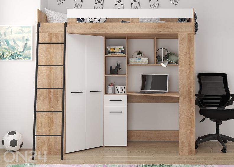 Parvisänky työpöydällä Floor 80x200 cm kuvasuurennos