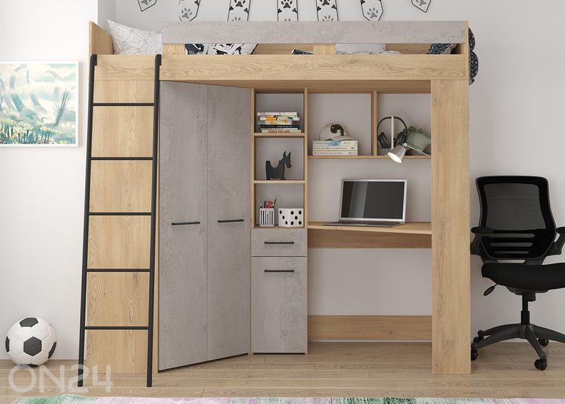 Parvisänky työpöydällä Floor 80x200 cm kuvasuurennos