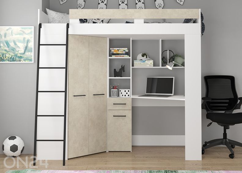 Parvisänky työpöydällä Floor 80x200 cm kuvasuurennos