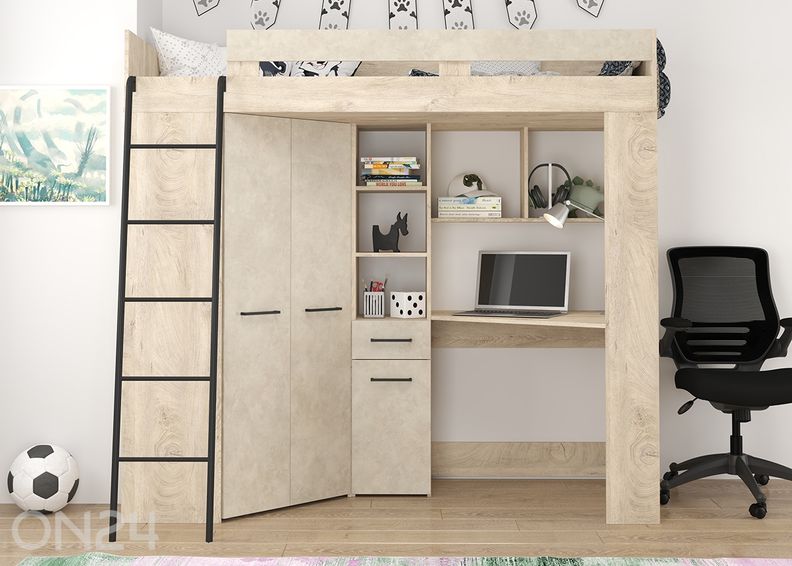 Parvisänky työpöydällä Floor 80x200 cm kuvasuurennos