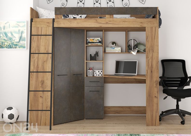 Parvisänky työpöydällä Floor 80x200 cm kuvasuurennos