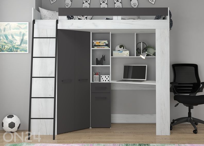 Parvisänky työpöydällä Floor 80x200 cm kuvasuurennos