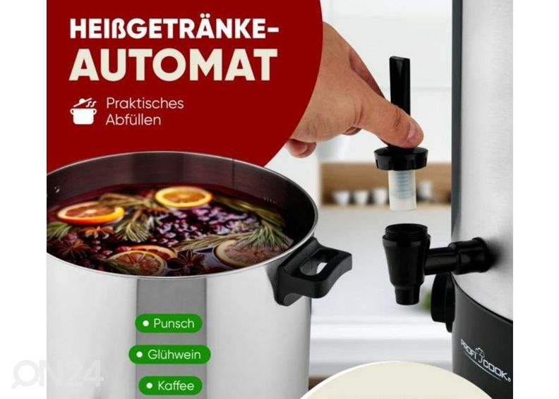 Pastörointi-juomasäiliö 32L ProfiCook PCEKA1283 kuvasuurennos
