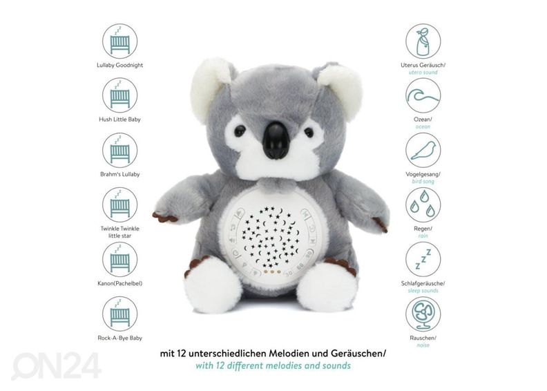 Pehmeä unilelu Koala valolla ja äänellä, Fillikid kuvasuurennos