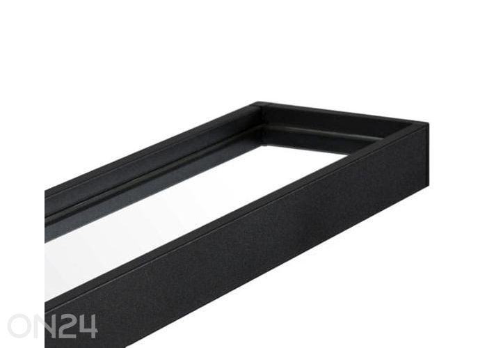 Peili hyllyllä 80 cm, musta kuvasuurennos
