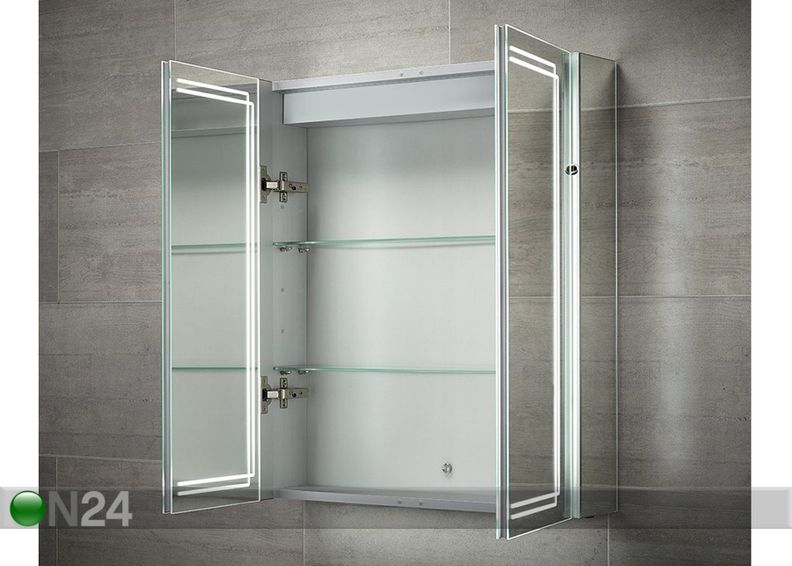 Peili LED-valaistuksella Harlow 70x60 cm kuvasuurennos