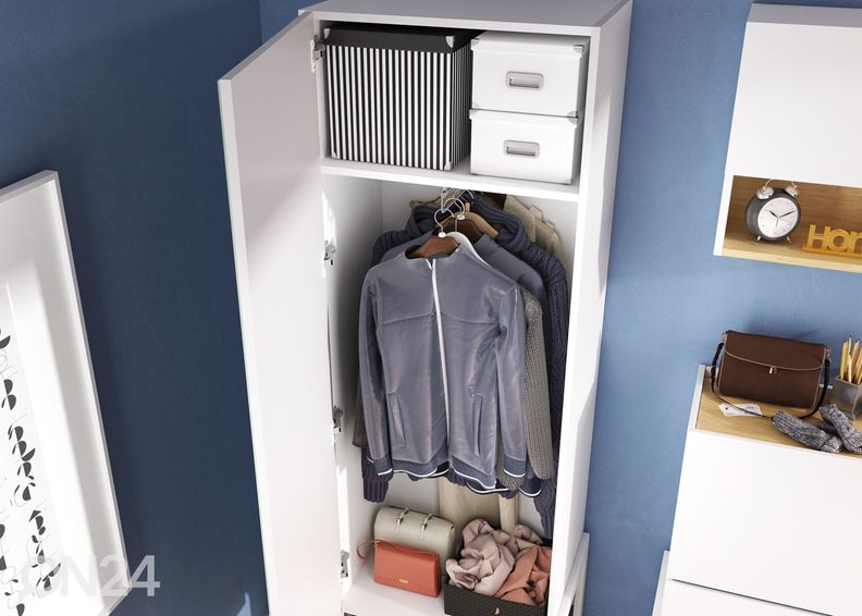 Peiliovinen vaatekaappi kuvasuurennos