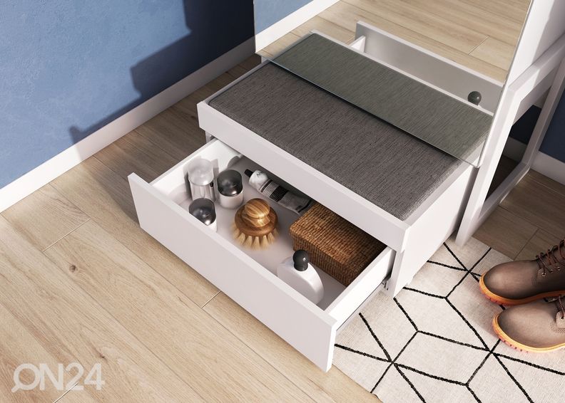 Peiliovinen vaatekaappi kuvasuurennos