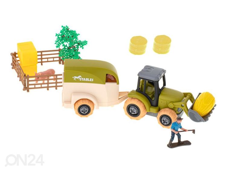 Peli Maatila koottavilla koneilla kuvasuurennos