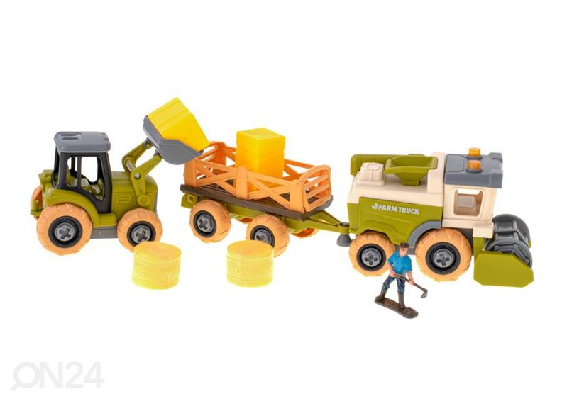 Peli Maatila koottavilla koneilla kuvasuurennos