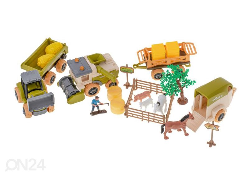 Peli Maatila koottavilla koneilla kuvasuurennos