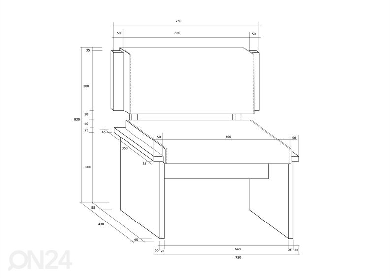 Penkki Leap 75 cm kuvasuurennos