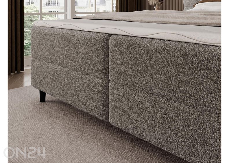 Pesukastilla varustettu kontinenttityyppinen sänky Camma 140x200 cm kuvasuurennos