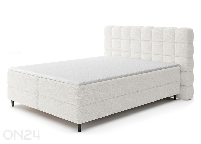Pesukastilla varustettu kontinenttityyppinen sänky Camma 140x200 cm kuvasuurennos