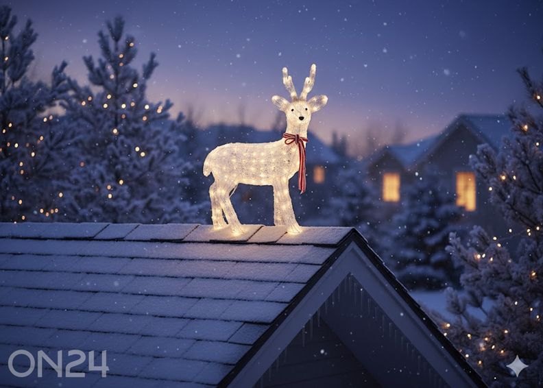 Peura LED-joulukoriste kuvasuurennos