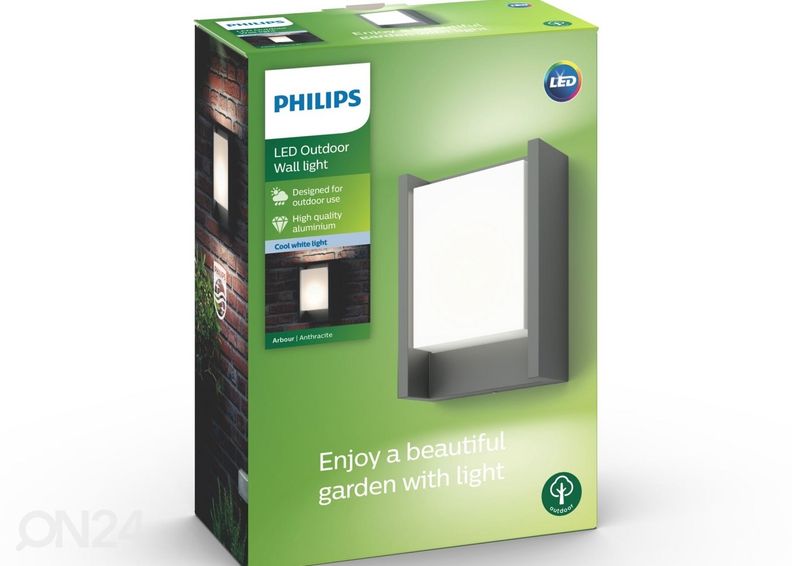 Philips Arbour seinävalaisin 1x6 W 600lm 4000K kuvasuurennos