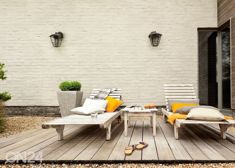 Philips Creek seinävalaisin E27 musta kuvasuurennos