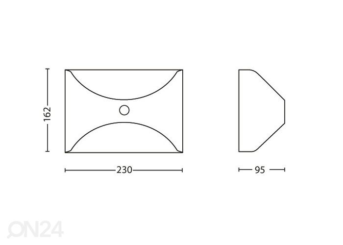 Philips Herb seinävalaisin liiketunnistimella 1x6 W 600lm 2700K kuvasuurennos