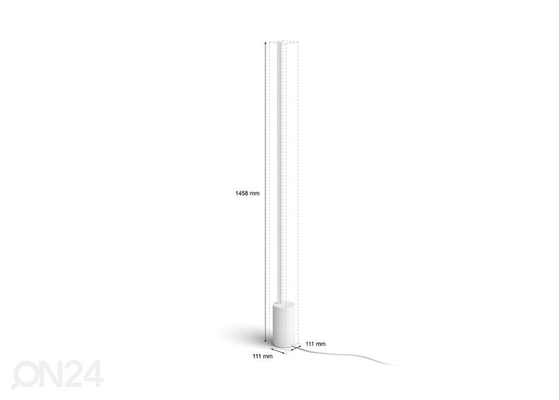 Philips Hue White and Color ambience lattiavalaisin Signe tasaisella värinvaihdolla kuvasuurennos