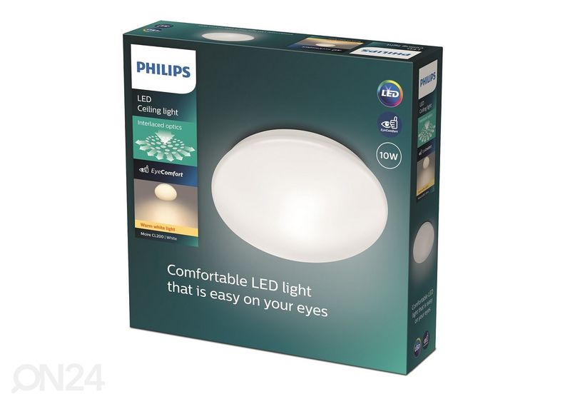 Philips Moire kattovalaisin 10 W 2700K kuvasuurennos