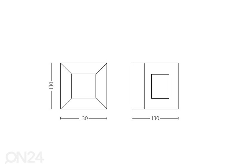 Philips Parterre seinävalaisin 8 W 800lm 2700K kuvasuurennos